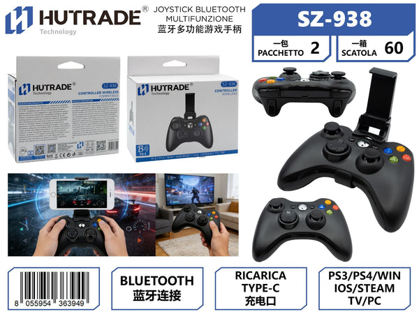SZ-938 JOYSTICK WIRELESS MULTIFUNZIONE