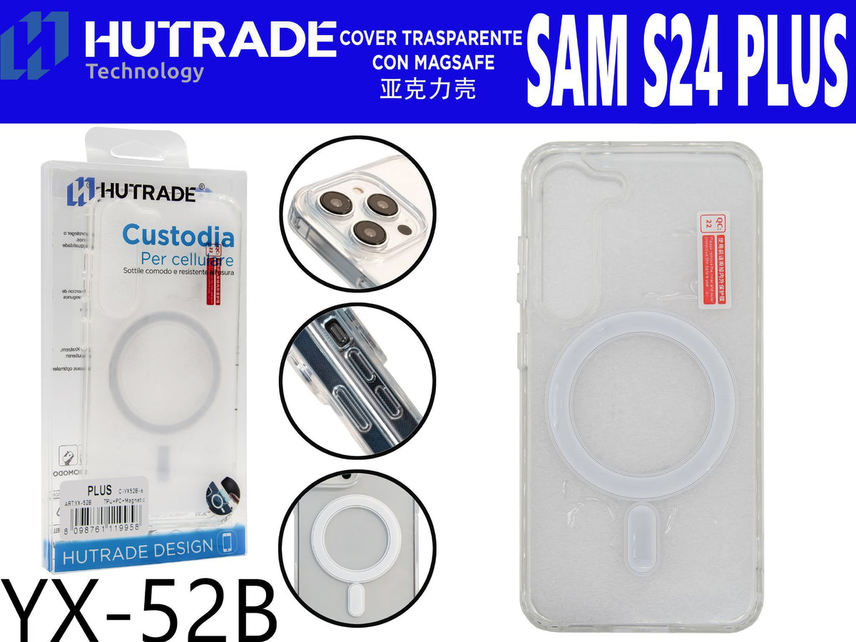 YX-52B COVER TRASPARENTE MAGSAFE S24PLUS