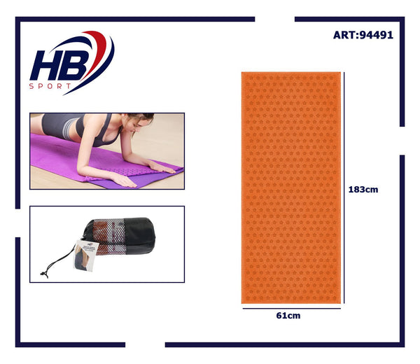 ASCIUGAMANO ANTISCIVOLO PER YOGA 183×61 cm