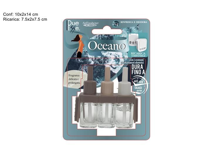 ricarica diffusore triplo profumo oceano AF001-ocean