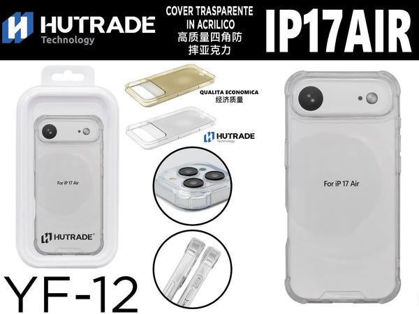 COVER TRASPARENTE BORDO ANTIURTO IP17 AIR – YF12 680014