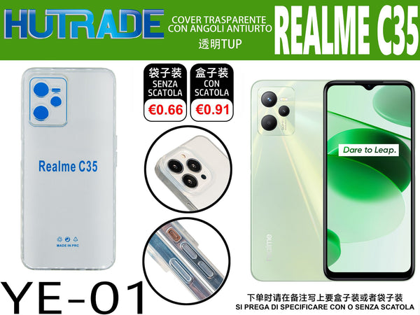 COVER TRASPARENTE OPPO REALME C35 – YF01 011727