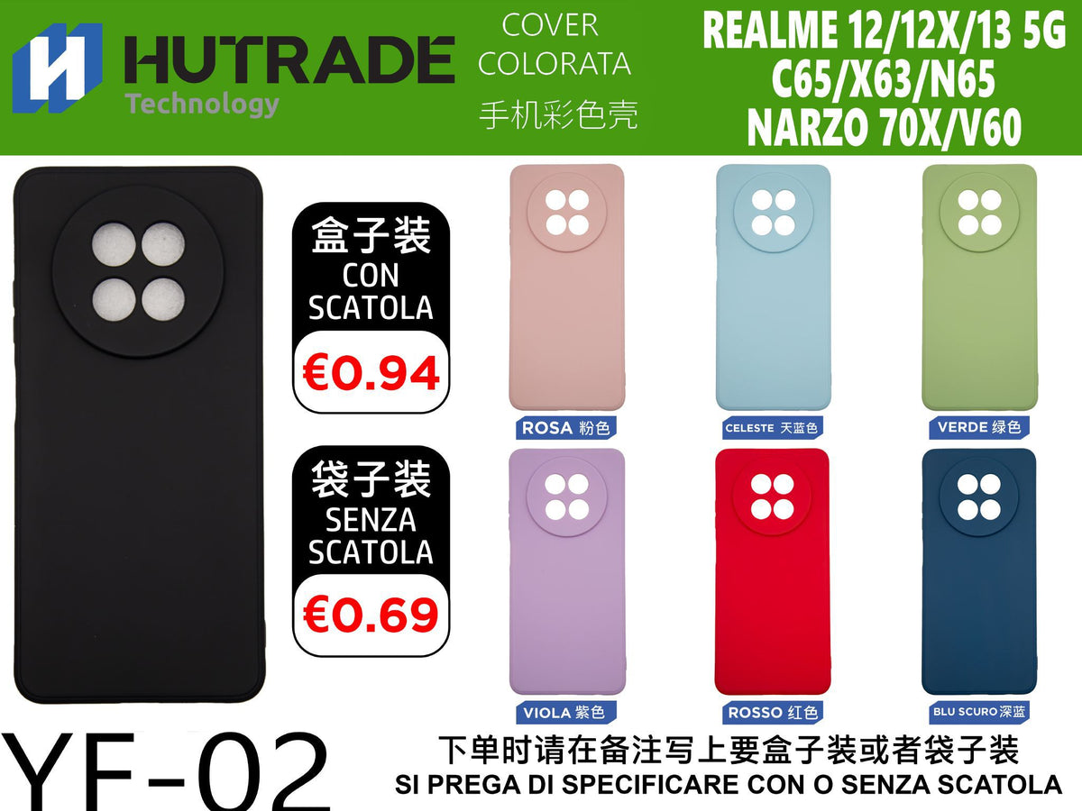 COVER COLORATA REALME 12 5G/13 5G/C65 5G/NARZO 70X – YF02 006882