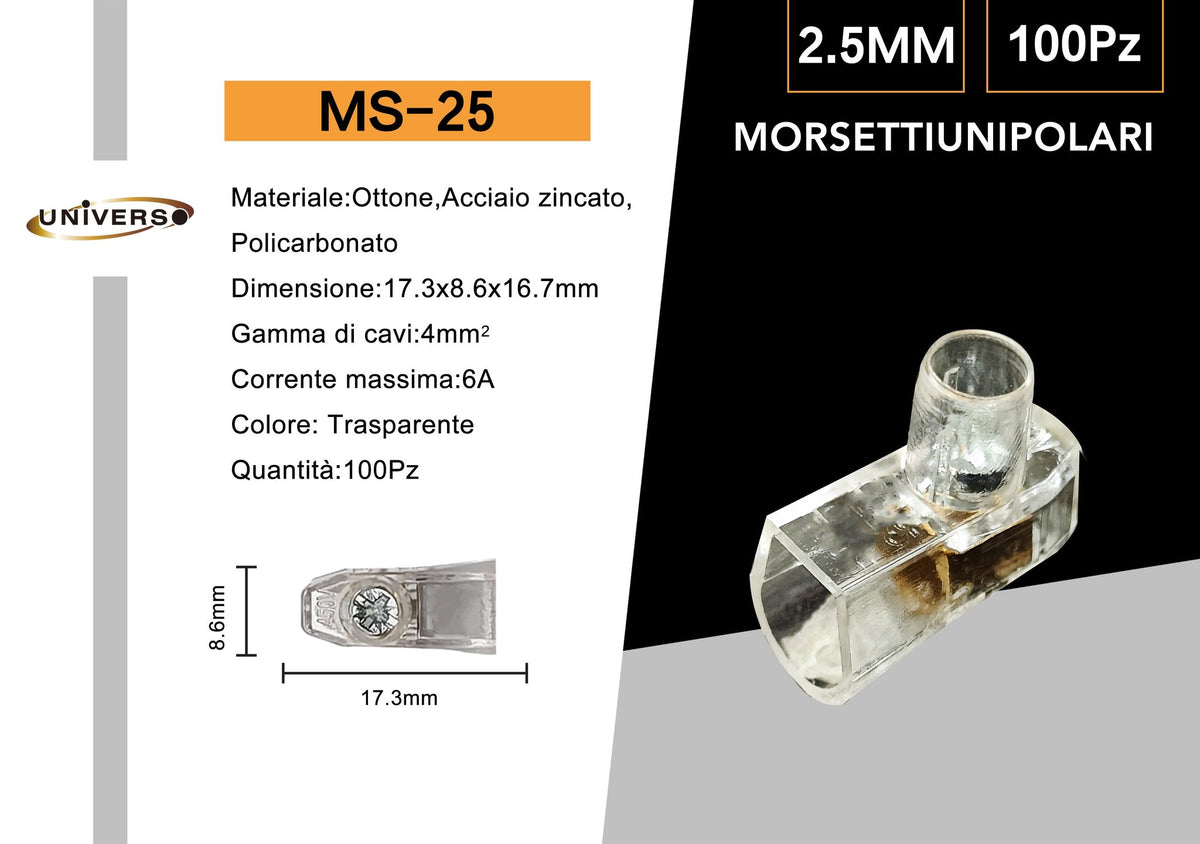 Morsetti e connettori elettrici – MS-25