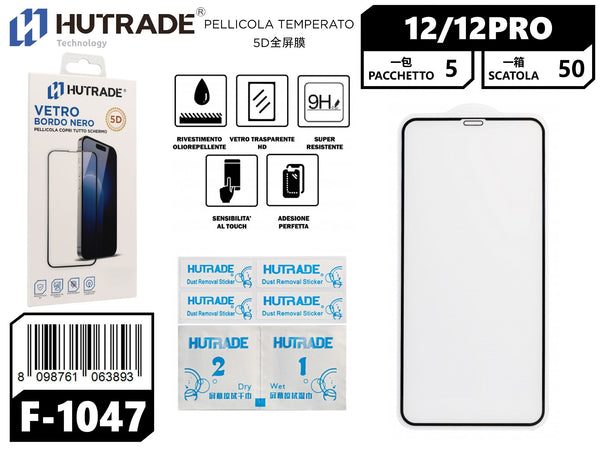 PELLICOLA DI VETRO 5D IP12/12 PRO – F1047 530004