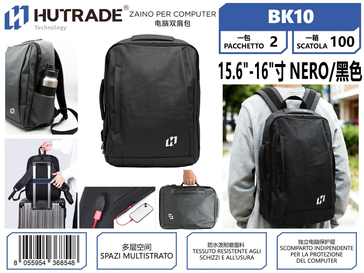 BK10 ZAINO PER COMPUTER MULTIFUNZIONE