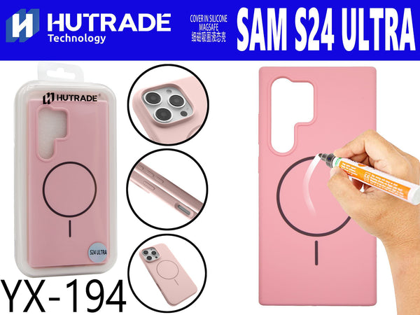YX-194 COVER COLORATA MAGSAFE S24 ULTRA ROSA