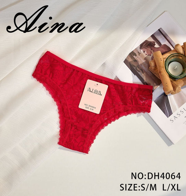 Slip brasiliana donna rosso DH4064