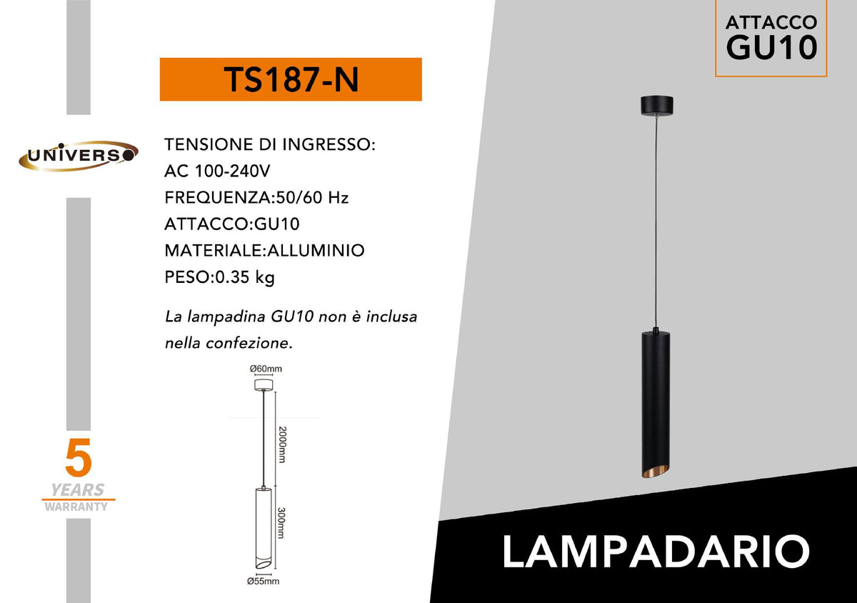 Lampadario Da Soffitto Universo – TS187-N