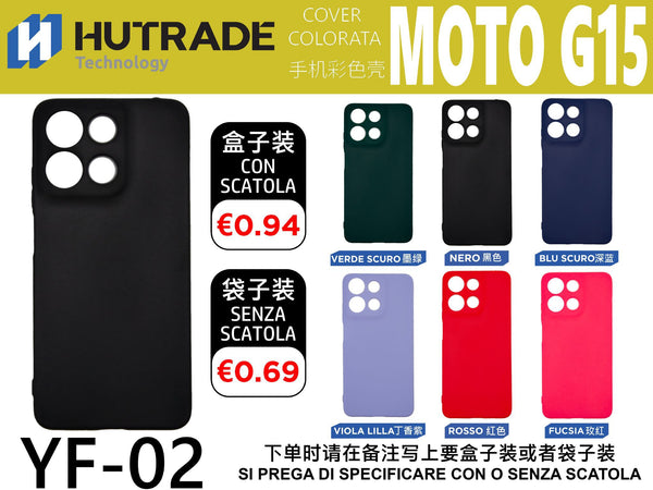 COVER COLORATA TPU MOTOROLA G15 – YF02 006937