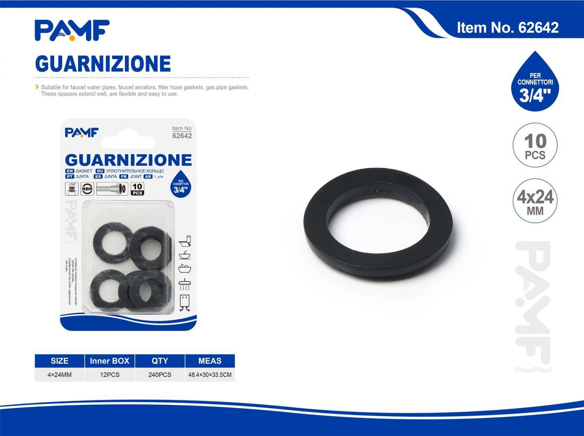 Guarnizioni idrauliche 4×24MM – art. 62642