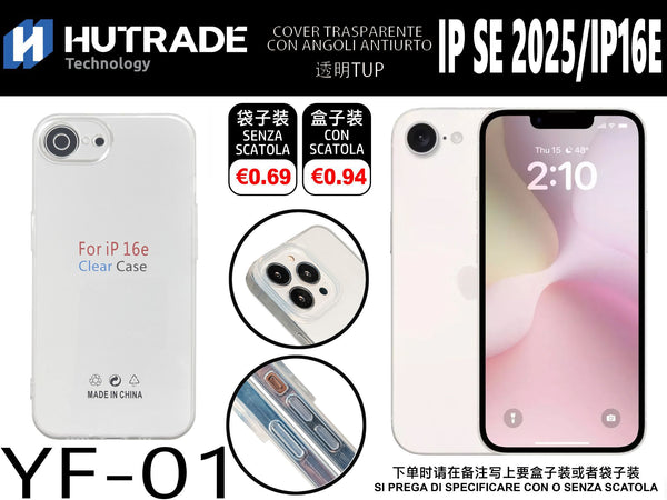 COVER TRASPARENTE IPSE 2025/IP16E/IP17E – YF01 011915