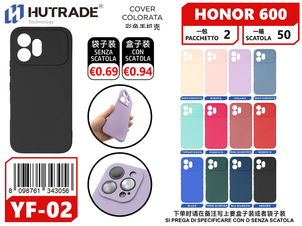 COVER COLORATA TPU HONOR 600