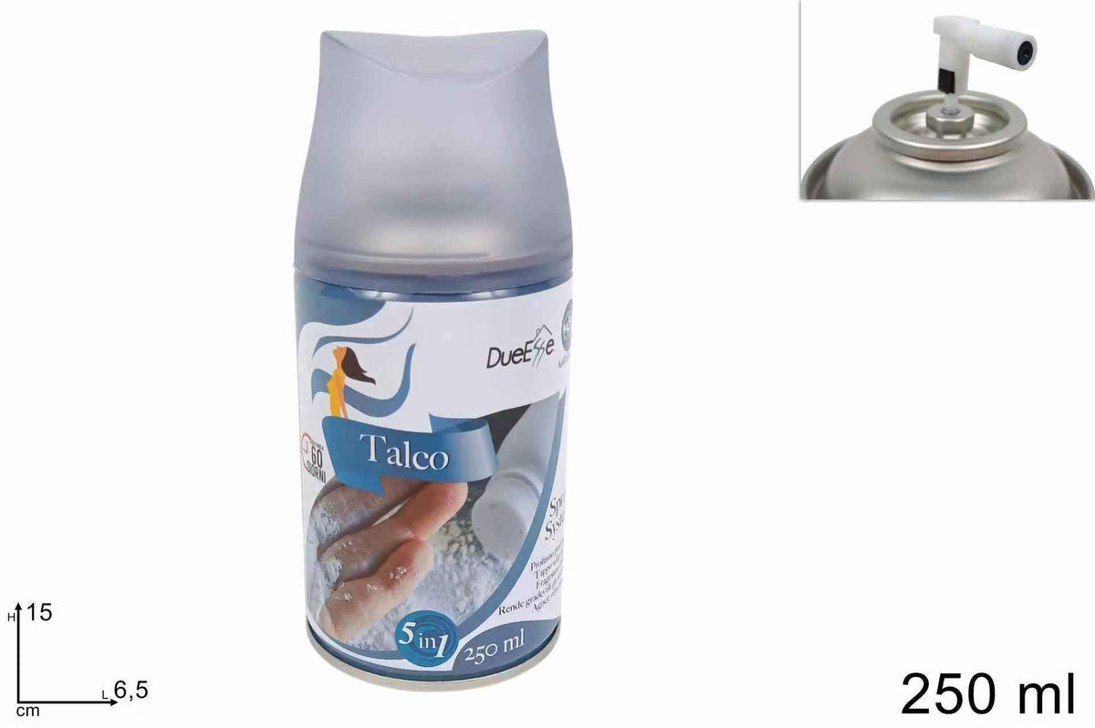 bomboletta deo ambiente 250 ml 140 gr talco