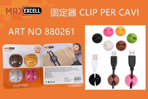 Clip fermacavi