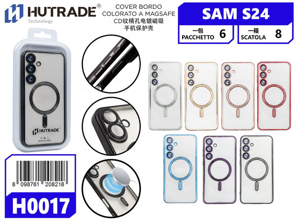 H0017 COVER BORDO COLORATO A MAGSAFE SAM S24