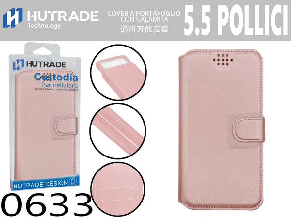 COVER A LIBRO UNIVERSALE 5.5 POLLICI ROSA