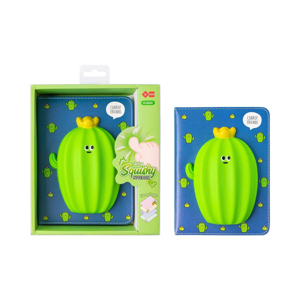 Taccuino Squishy con decorazione cactus