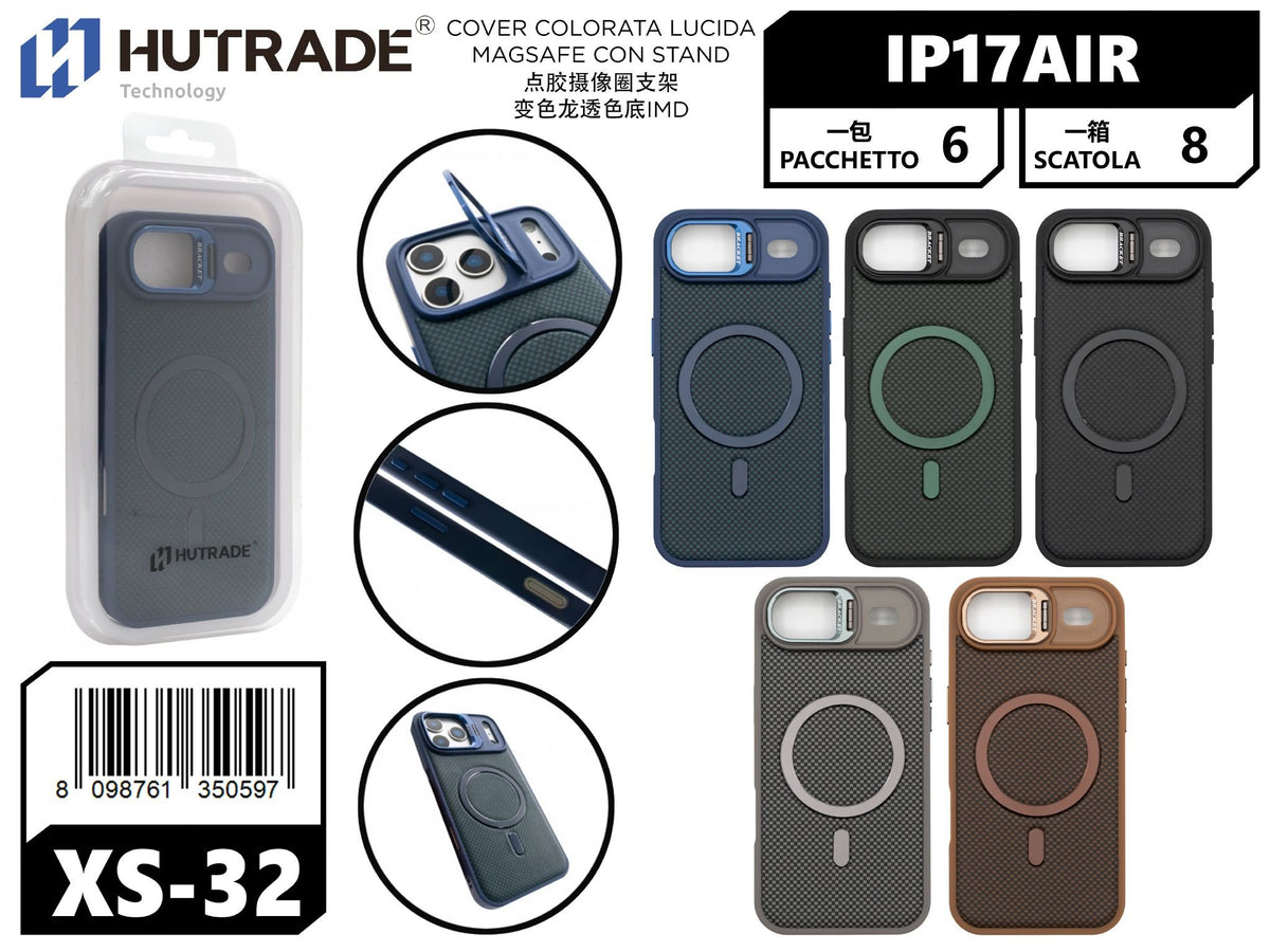 XS-29 COVER IN PELLE MAGSAFE CON STAND IP17 AIR
