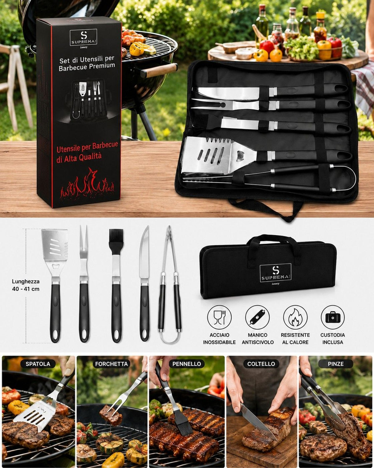 Set di utensili da cucina · art. 29771