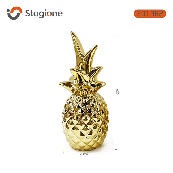 Soprammobile dorato ananas