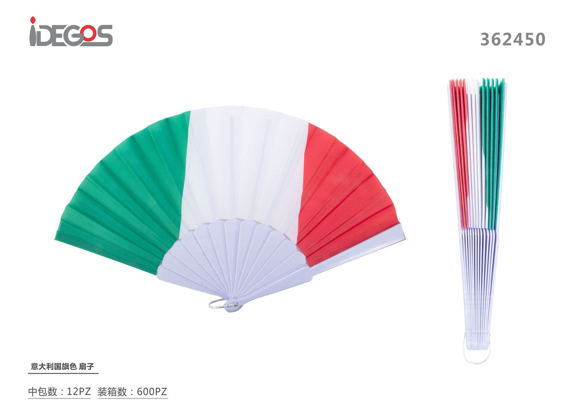 Ventaglio tricolore Italia