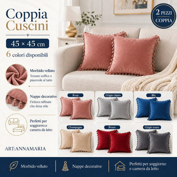 Fodera per cuscino arredo ANNAMARIA