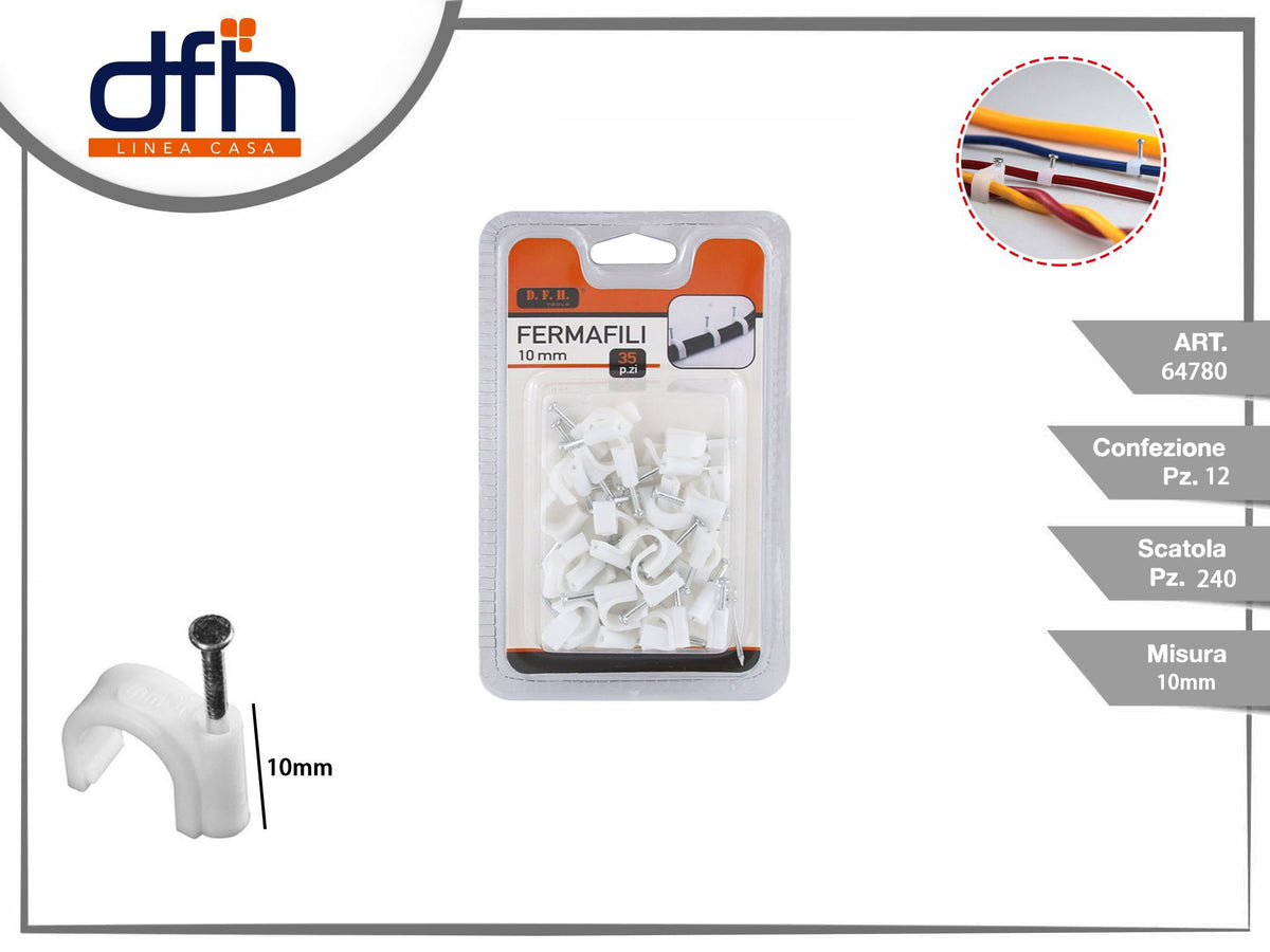 FERMA FILI 10 mm 35 pz