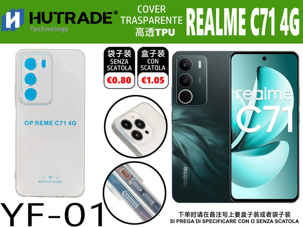 COVER TRASPARENTE REALME C71 4G – YF01 011978