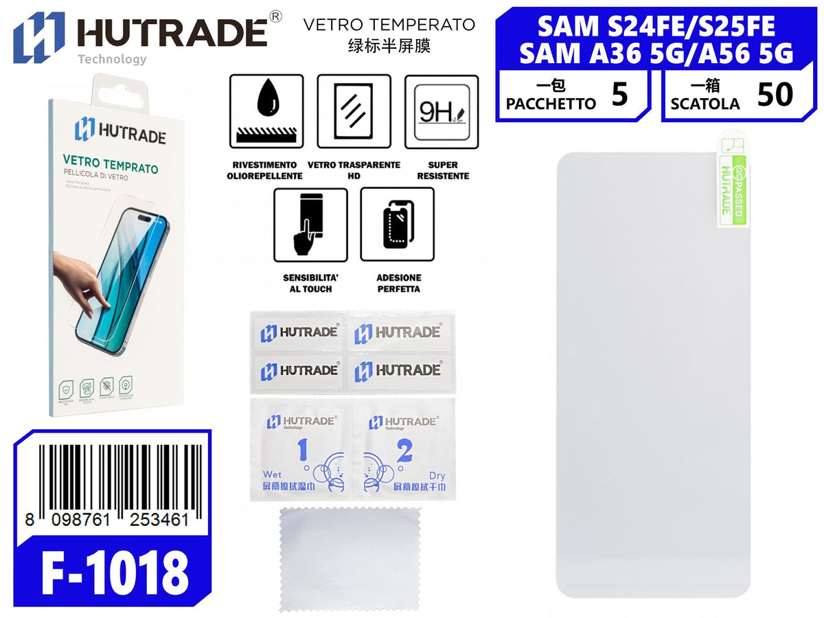 PELLICOLA DI VETRO SAM S24FE/S25FE/A36 5G/A56 5G/A37