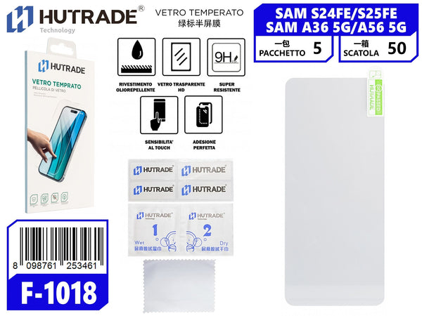 PELLICOLA DI VETRO SAM S24FE/S25FE/A36 5G/A56 5G/A37