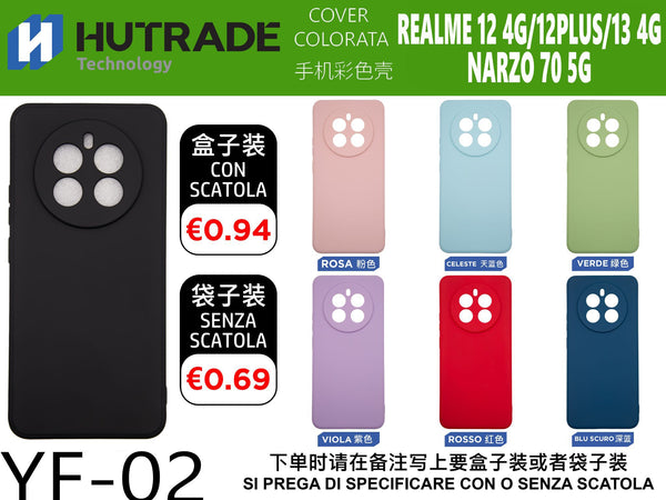COVER COLORATA REALME 12 4G/12PLUS/13 4G/NARZO 70 5G – YF02 006878