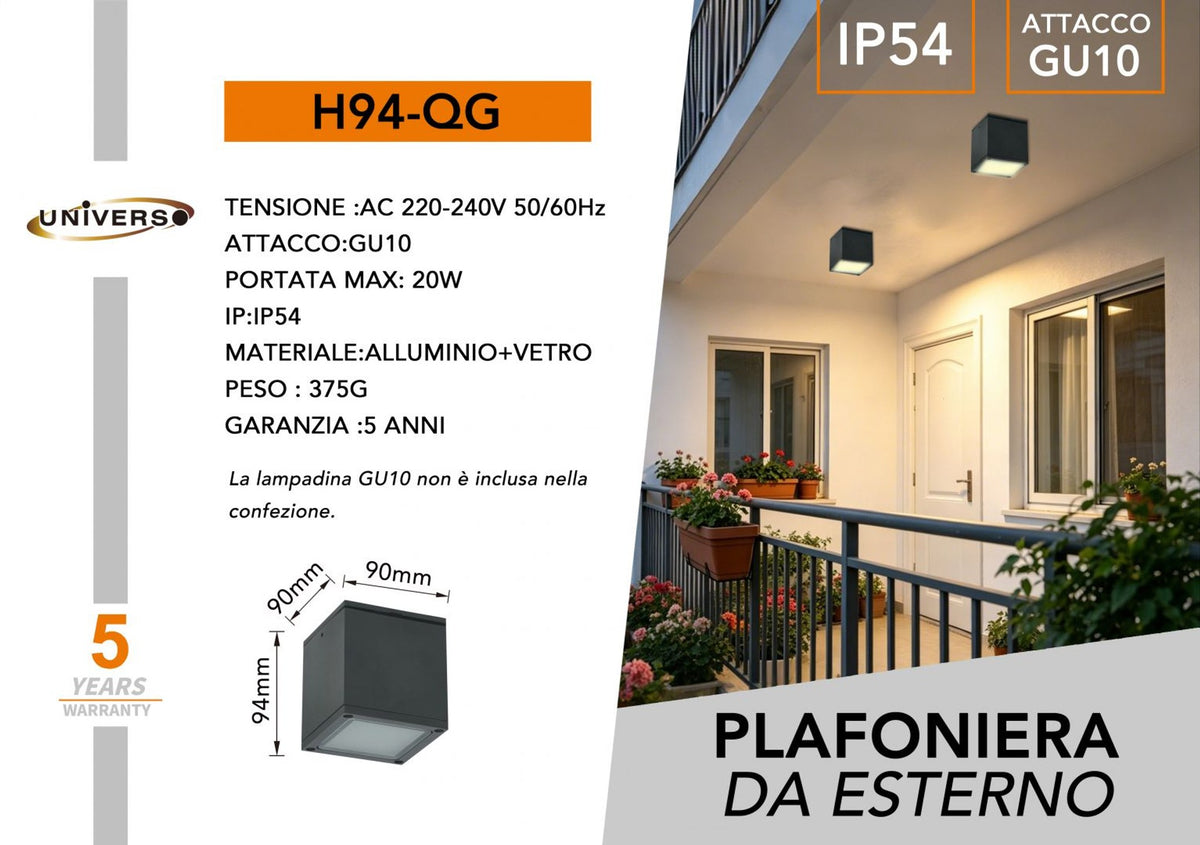 Faretto da soffitto – H94-QG