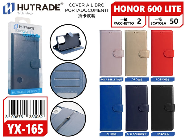 COVER A LIBRO PORTADOCUMENTI CON LACCIO HONOR 600 LITE – YX165 005163