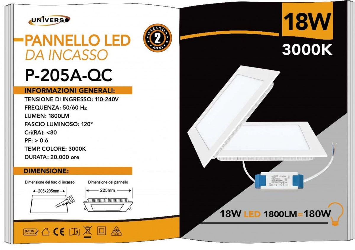 LED Panel Universo – P205A-QC