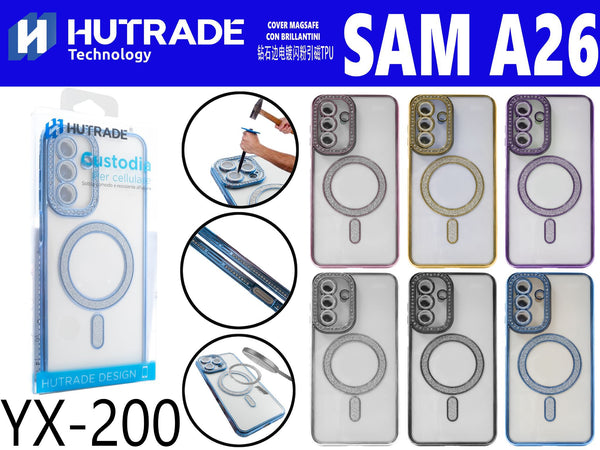 YX-200 COVER BRILLANTINATA CON MAGSAFE SAM A26