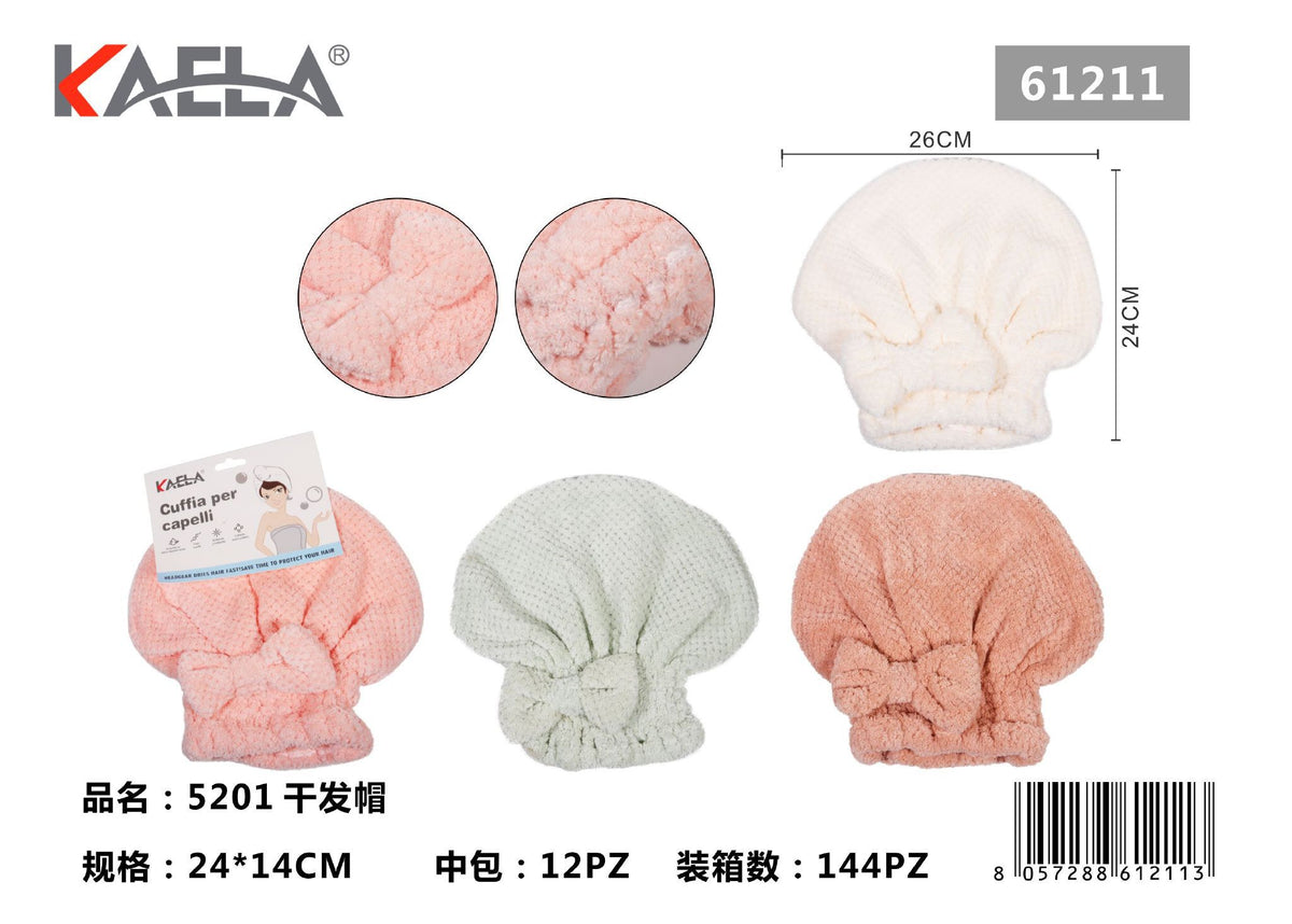 Cuffie asciugacapelli – art. 61211