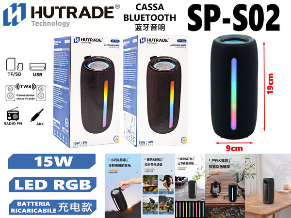 SP-S02 PICCOLA CASSA BLUETOOTH DA 15W