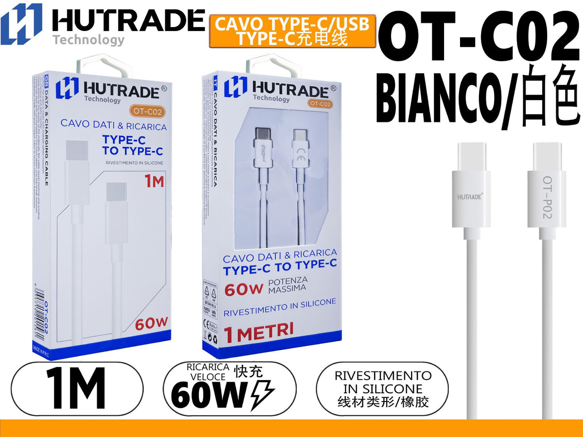Cavo USB-C a USB-C OT-C02, 1 m