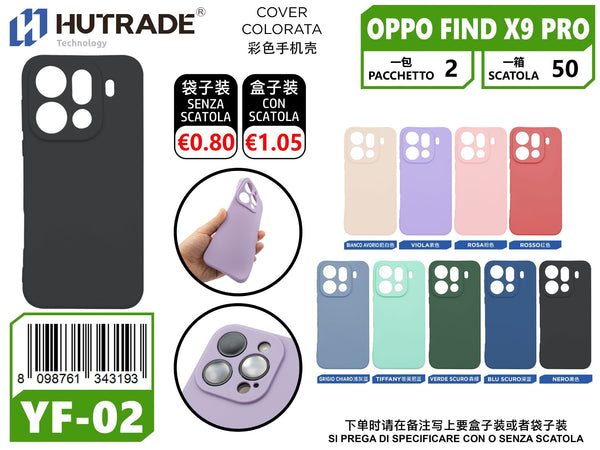 COVER COLORATA TPU OPPO FIND X9 PRO 5G – YF02 007019