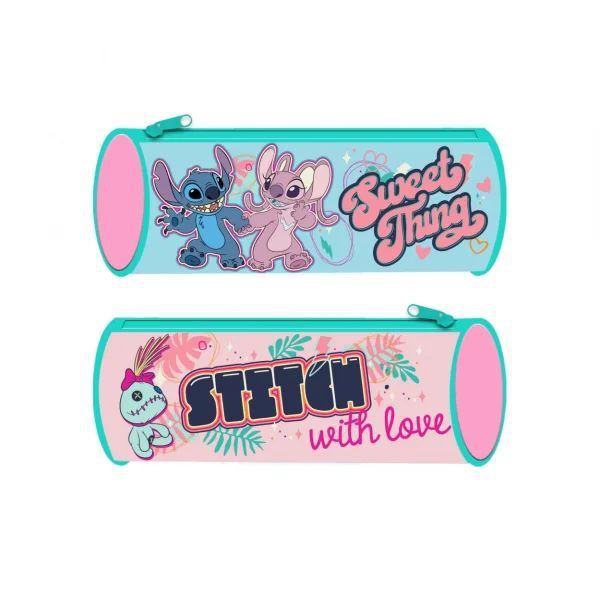 Stitch, astuccio tombolino con zip