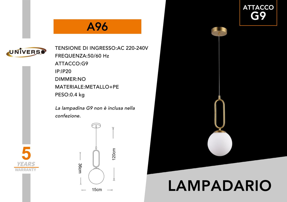 Lampadario Da Soffitto Universo – A96