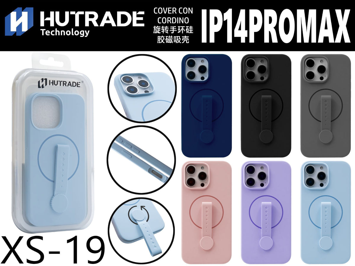 XS-19 COVER COLORATA CON LACCIOSTAND A MAGSAFE IP14PROMAX