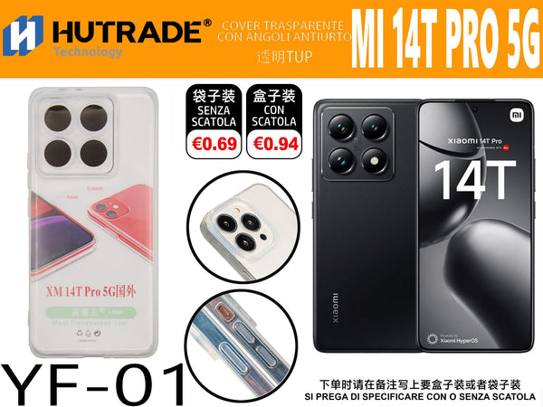 COVER TRASPARENTE MI 14TPRO – YF01 011912
