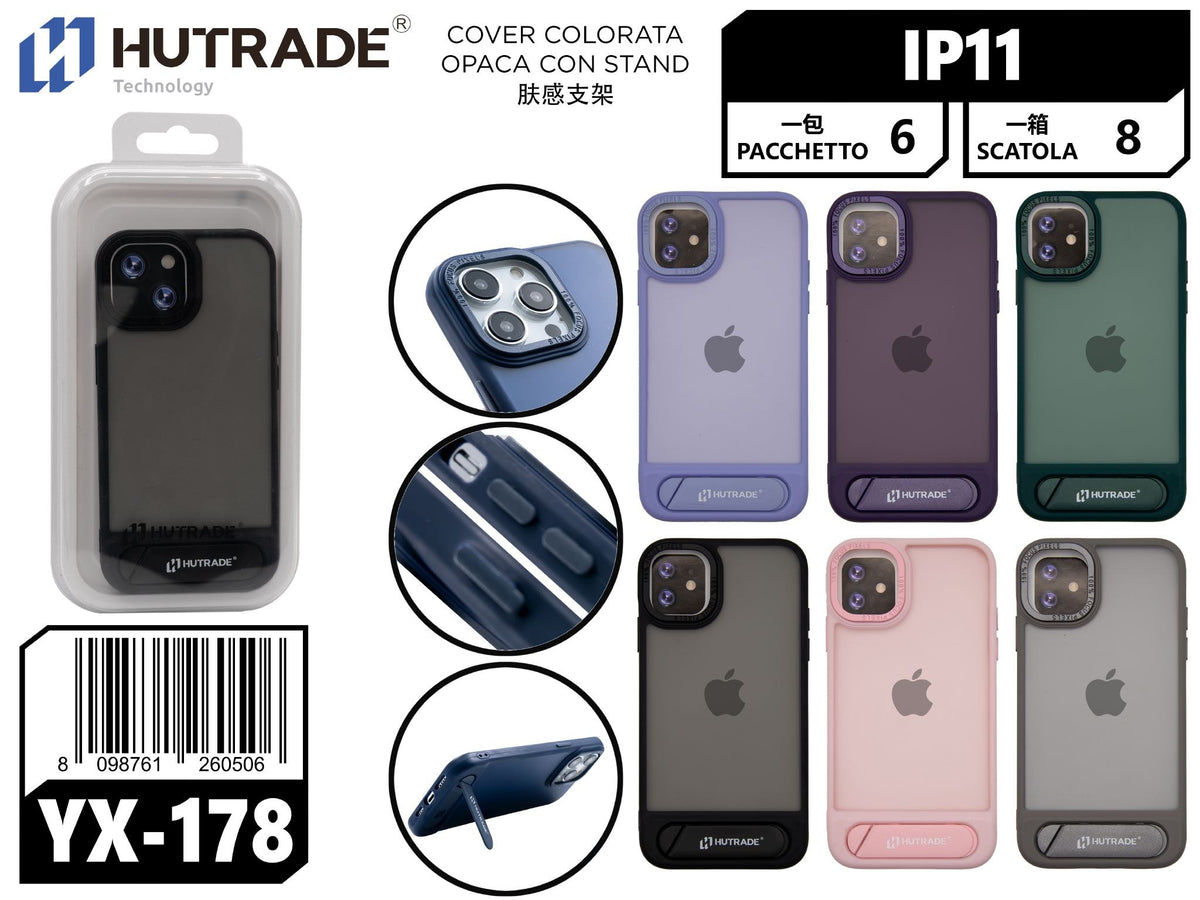 COVER COLORATA OPACA CON STAND IP11 – YX178 166000