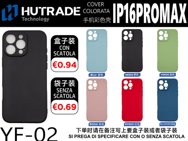 COVER COLORATA TPU IP16PROMAX – YF02 006869