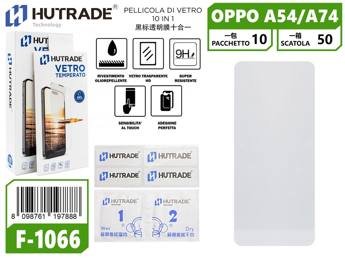 PELLICOLA DI VETRO 10IN1 OPPO A54/A74