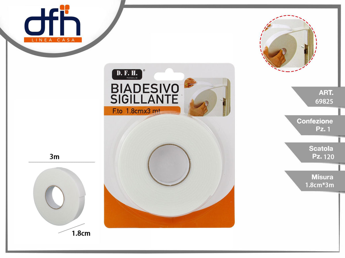 Biadesivo sigillante 1.8cmx3.0m
