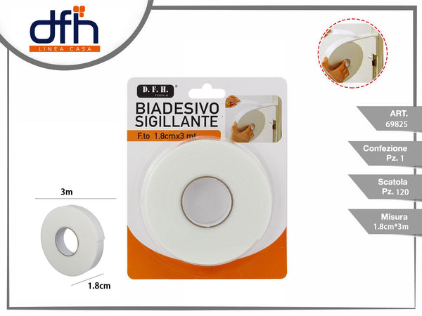 Biadesivo sigillante 1.8cmx3.0m
