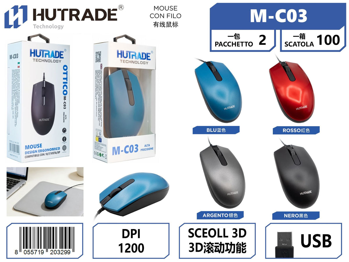 MOUSE CON FILO